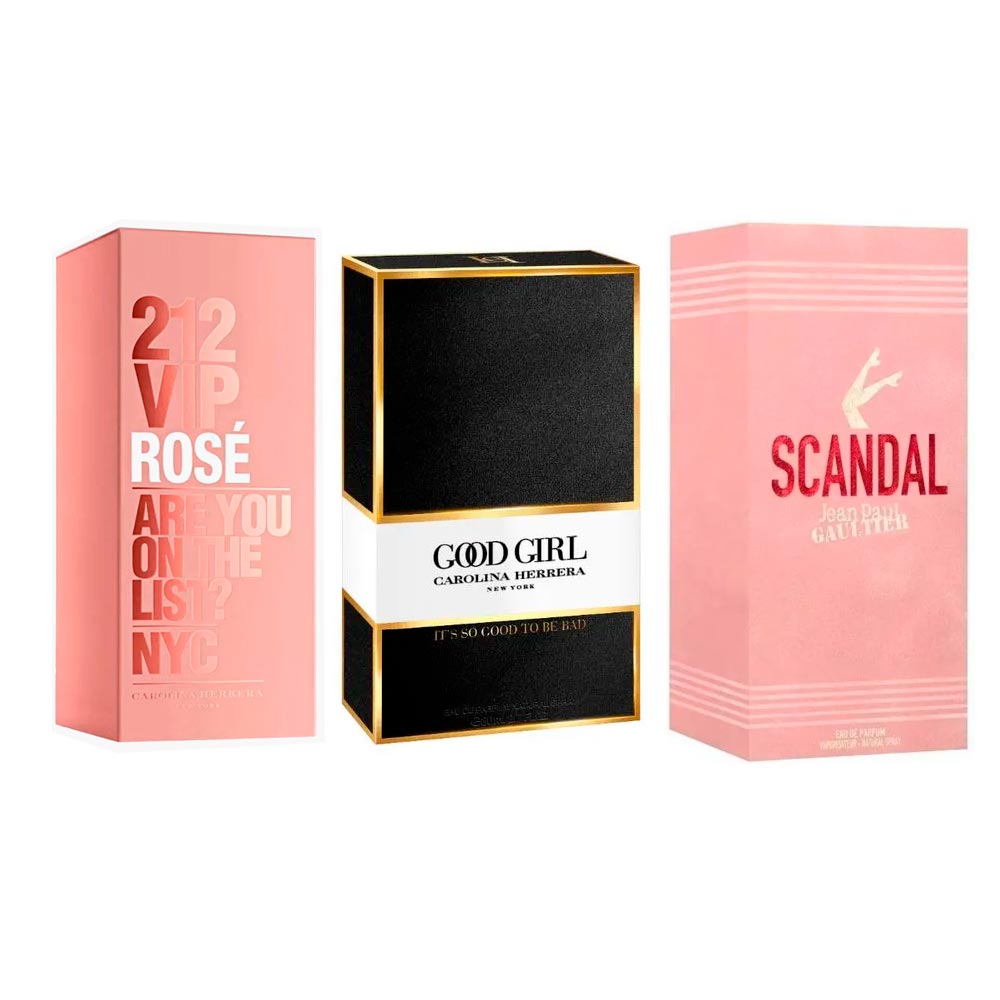 NUEVO PACK X 3 DE PERFUMES PARA DAMA