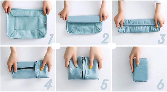 NUEVO KIT DE BOLSAS PARA VIAJE X 8 PIEZAS