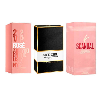 NUEVO PACK X 3 DE PERFUMES PARA DAMA