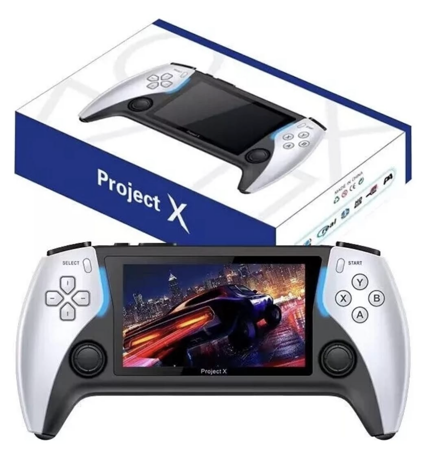CONSOLA RETRO PROJECT X PANTALLA FULL HD